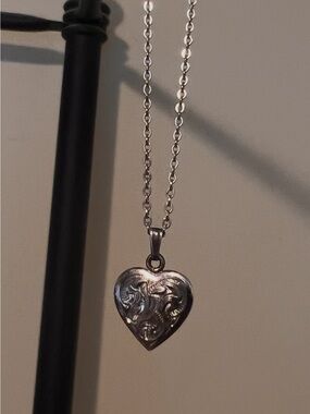 Montana Silversmiths Polished Silver Heart Pendant Necklace